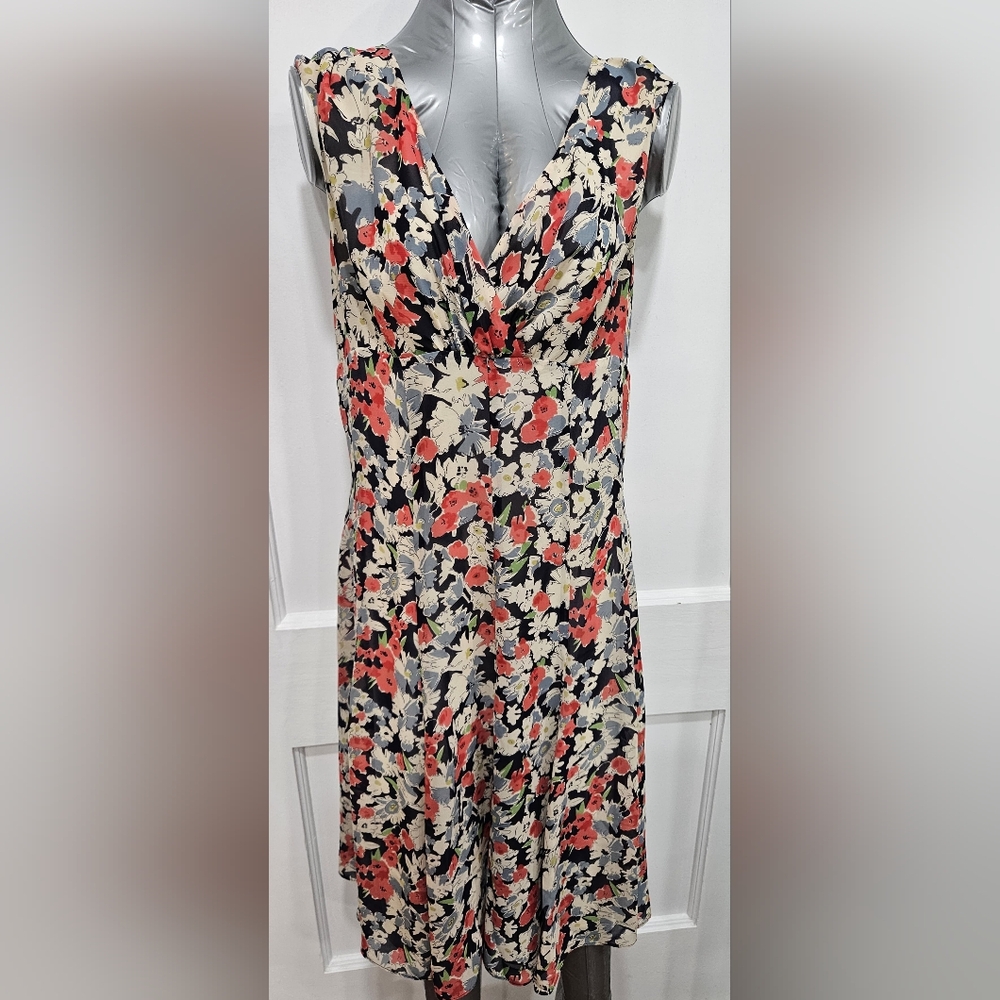 Floral Print Sleeveless Dress